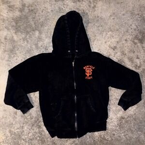 Independent MLB San Francisco Giants Baseball Hoodie Unisex Medium Black Sports